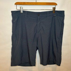 Travis Matthew Wanderlust Shorts Waist 34 Blue Striped Golf Shorts